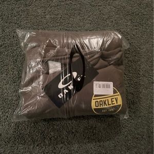 NIB XXL OAKLEY OLIVE GREEN CICLE LOGO FIULL ZIP HOODIE SWEATSHIRT XXL